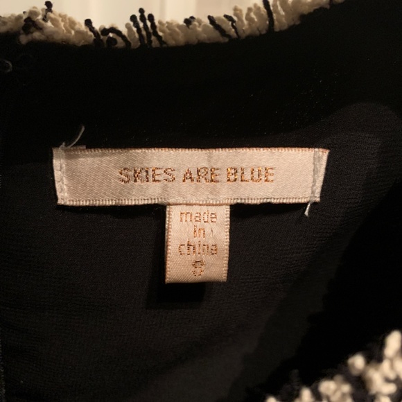 Skies are Blue fringed and metallic Chanel-like dress. Worn once - Picture 2 of 6